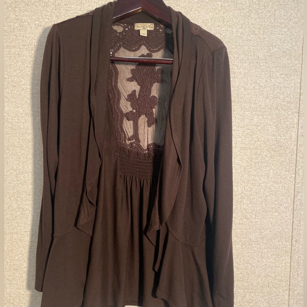 Live and let live 2x cardigan